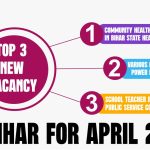 Top 3 New Vacancy In Bihar For April 2024