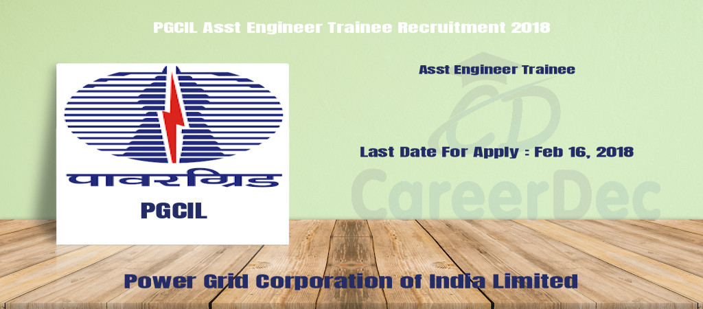 PGCIL Asst Engineer Trainee Recruitment 2018 Cover Image
