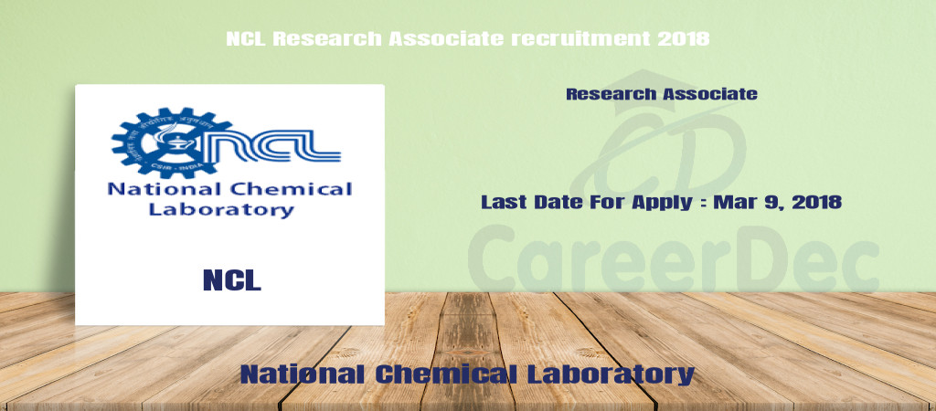 NCL Research Associate recruitment 2018 Cover Image
