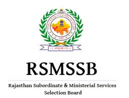Rajasthan Subordinate & Ministerial Services Selection Board